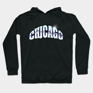 Chicago - Typography Style Design Hoodie